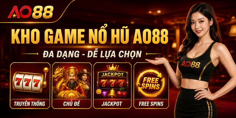 Các nhóm trò chơi nổi bật trong kho Nổ hũ AO88