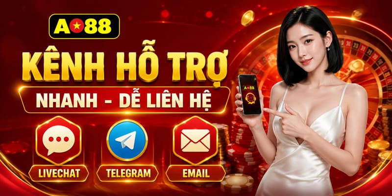 Các kênh liên hệ AO88 dành cho người dùng