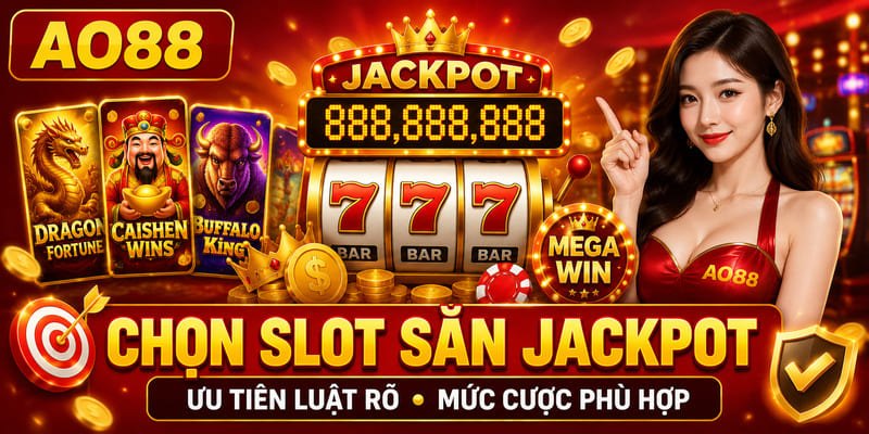 Cách chọn slot khi áp dụng cách săn jackpot AO88