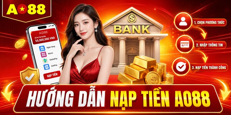 Quy trình nạp tiền AO88 và kiểm tra thông tin giao dịch
